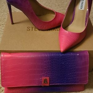 Women's Steve Madden Heels and Clutch Purse Set